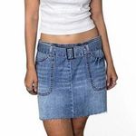 REWASH Blue belted denim mini skirt #miniskirt #summer vibes Photo 0