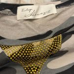 Vintage Havana NEW  women's medium black/gray camo sweatshirt Photo 2