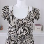 Michael Kors Maxi Dress Animal Print Tiered Cold Shoulder Size XL NWT $120.00 Photo 2