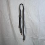 Hobo Shoulder Bag Cosmetic Zipper Split Front Slouchy Extra Accent Straps Gray Photo 10