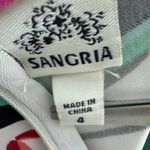 Sangria Sleeveless dress with vibrant floral! Photo 5