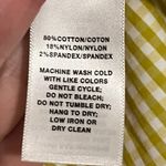 Lafayette 148 Paige Ithaca Gingham Check Blouse size medium 3/4 sleeves with bow Yellow Photo 10