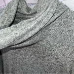 Joie Soft‎ Cowl Neck Long Sleeve Cozy Sweater in Marled Gray Size XS Photo 4