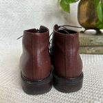 Eddie Bauer Vintage  Classic Lace Up Pebbled Leather Brown Ankle Boots Photo 4