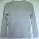 Charter Club Women's Light Gray Longsleeve Shirt Photo 2