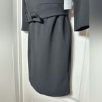 EXPRESS NWT  Classy Midi 3/4 Sleeve Women’s Belted Little Black Sheath Dress XS Photo 6