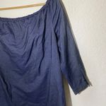 Rag and Bone  / JEAN Off The Shoulder Denim Mini Dress ( M )  Photo 2