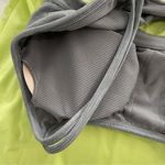 Athleta  Essence Energize Sports Bra‎ Tank Top Sz Medium Fluorescent Green / Grey Photo 5