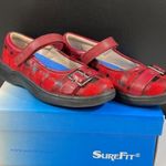 Surefit Florence Women's Red Mary Jane Shoes Size 7M SKU 5456 Photo 1