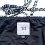 CAbi Blue Mosaic Tile Strapless Halter Romper Photo 2