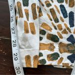 Free People  Women Linen Blend Printed Wide Leg Pants Ivory size S Photo 12