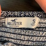 Hollister California Smocked Floral Print Romper Navy White Size S Photo 2