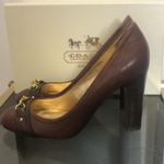 Coach horse bit chunky pumps size 8.5 with box Photo 3