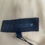 ZARA Khaki Halter Neck Belted Midi Dress Women’s. Sleeveless Keyhole Pockets S Photo 7