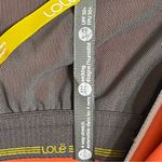 Lole Women’s  Athletic Running Tank‎ Top With Pocket Orange & White Size Small Photo 4