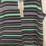 Calvin Klein  CKJ women's M striped sleeveless stretchy midi sweater knit dress Photo 4