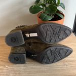 Wonders Olive Suede Studded Block Chunky Heel Boots, 6.5 Green Photo 7