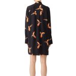 Diane Von Furstenberg  Womens Aurora Silk Shirt Dress Phoenix Bird Print Size Med Photo 1