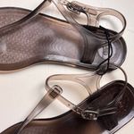 Old Navy  Ankle Strap Transparent Brown Jelly Sandals Sz 7 NWOT Photo 2