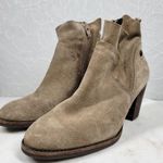 Paul Green  Womens Nora Ankle Boots UK 3.5 US 6 Gray Tan Suede Leather Block Heel Photo 4