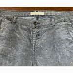 ZARA  Z1975 Snakeskin Printed Denim Jeans Pants Waxed Finish 4 X‎ 26 Photo 10