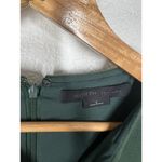 Worth New York Cape Sheath Dress Size 4 Dark Green Wool Blend Photo 1