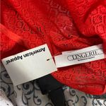 American Apparel GEO BODYSUIT (FLAME GEO LACE) Photo 2