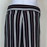 Pull & Bear  Belted Striped Pull-On Gaucho Pants Photo 8