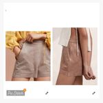 Wilfred Aritzia  Bossier Tan Faux Suede Shorts Photo 2