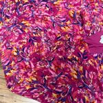 Nicole Miller NEW  NY Hot Pink Floral Print Sleeveless Maxi Shift Dress Size XL Photo 10