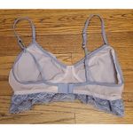 Pink & Gray Lace & Mesh Adjustable‎ Festival Party Feminine Bra Top Photo 1