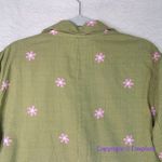 Free People New!  Cali Printed Blazer -‎ Moss Combo, size M Photo 11