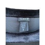 Torrid Black Velvet Choker Cut Out Neck Tank Top L 12 Photo 2