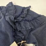 Tularosa Cat Ruffle Sweater in Deep Navy XS Photo 7