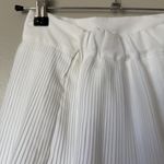 Storets White Pleated Mini A-Line Mini Skirt Size S/M Photo 5