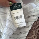Ralph Lauren  White One Piece strapless or strap mesh bathing suit NWT size 8 Photo 4