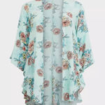 Torrid  Sz 1/2 Floral Kimono Cardigan Photo 0