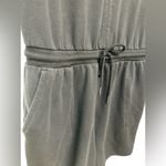 Athleta  Balance Romper Shorts Black One Piece Short Sleeve Photo 2