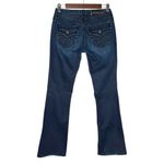 Rock Revival Debbie Jeans 27 Low Rise Boot Cut Y2K Blue Denim Embroidered Pocket Photo 2