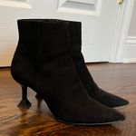 H&M Black Faux Suede Booties Photo 1