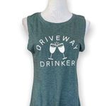 New Womens Boutique Driveway Drinker Humor Sleeveless Top Photo 1