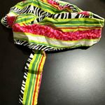 Colorful Striped Nurse Hat Bouffant Cap (830) Red Photo 0