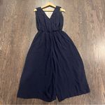 Babaton Deep Blue Sleeveless Jumpsuit Photo 1