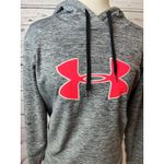Under Armour Coldgear Storm Hoodie Sweatshirt Womens size Small Pullover Gray Photo 4