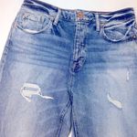 Maurice's Edgely Maurice’s High Rise Mom Button Fly Distressed Jeans Women’s 12‎ Short Photo 2