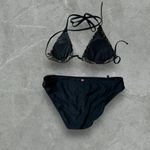 OP  Black Embroidered‎ Bikini Set Photo 4