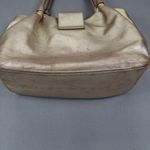 KATE‎ SPADE Gold Pebbled Leather Bexley Stevie Satchel Shoulder Bag Turn Lock Photo 8