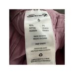 Seven7 Weekend Shorts Women's 6 Fray Hem Five Pockets Denim Pastel Lavender Pink Photo 5