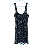 Nine Britton Stitch Fix Black Floral Dress Women's Medium Photo 3