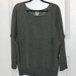 Haute Hippie  Olive Shimmer Oversized Sweater Large Photo 0